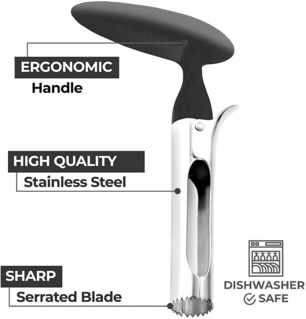 Stainless Steel Apple Corer - Image 2