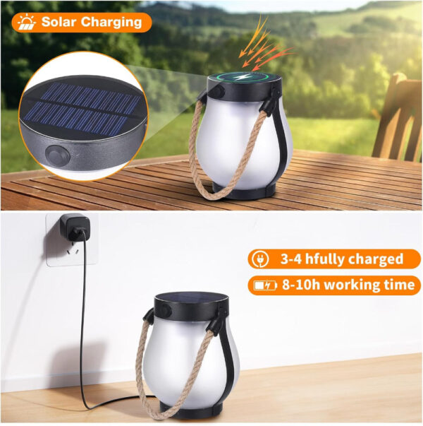 Solar Flame Lantern Lights - Waterproof Outdoor Hanging LED Decor - Image 6