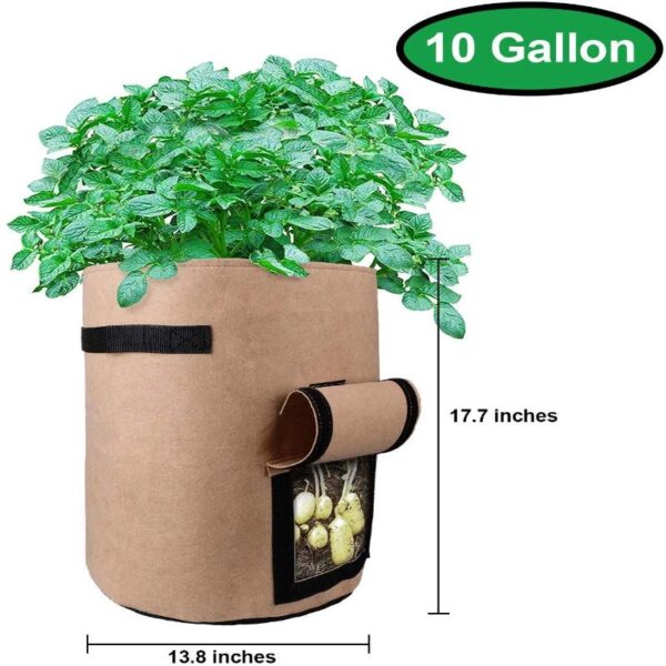 Fabric Garden Grow Bags Mix - Image 8