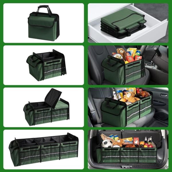 Large Trunk Organizer for Car & SUV - Durable and Foldable Storage - Image 9