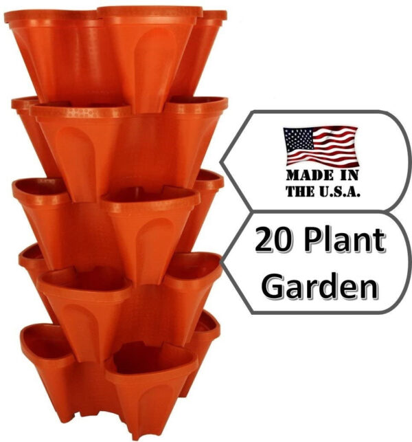 Vertical Stackable Gardening Planter - Image 9