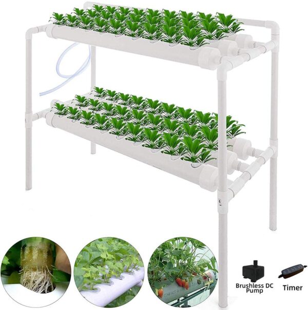 Hydroponics Growing System - High Yield Indoor Gardening Kit with Timer & Pump - Image 12