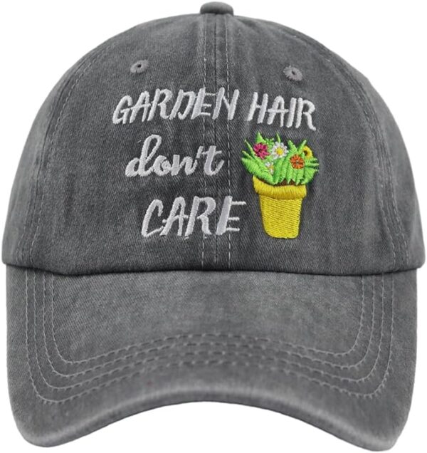 Embroidered Washed Cotton Baseball Caps - Image 7
