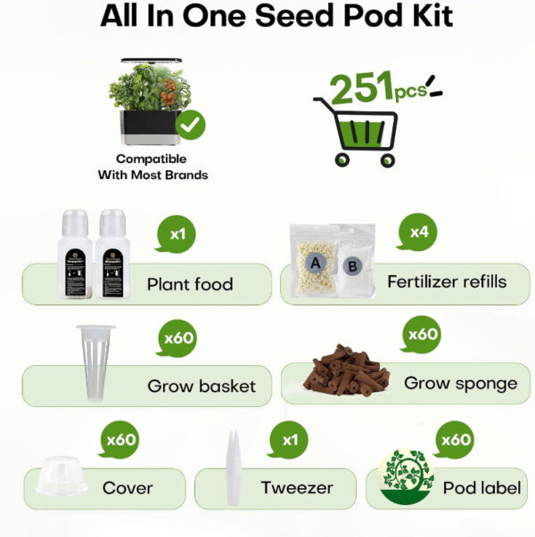 Indoor Hydroponics Growing System - High Yield Vertical Gardening Kit - Image 12