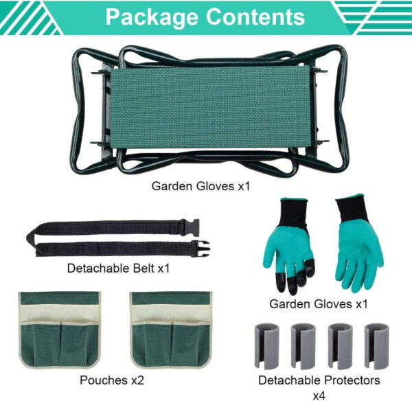 Garden Kneeler And Seat With Tools - Image 9