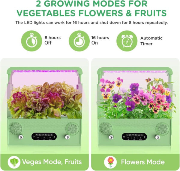 Hydroponics Growing System With Bluetooth Speaker - Image 5