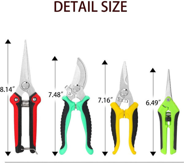 Professional Bypass Pruning Shears – Stainless Steel, Sharp & Ergonomic - Image 9