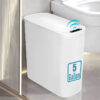 Touchless Motion Sensor Trash Can with Lid – Slim 5 Gallon Automatic Garbage Bin