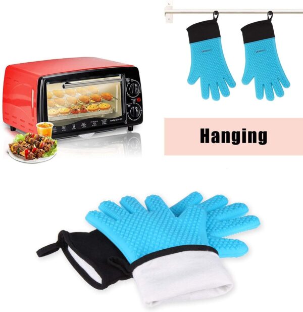 Heat Resistant Oven Mitts And Grilling Gloves - Image 5