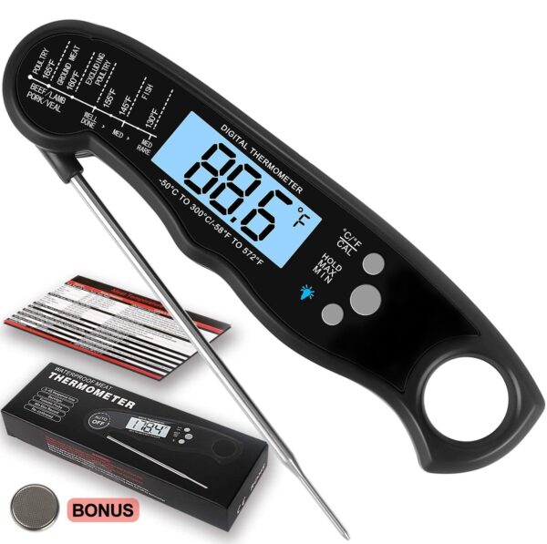 Meat Thermometer Digital - Instant Read Food Thermometer for Cooking & Grilling - Image 14