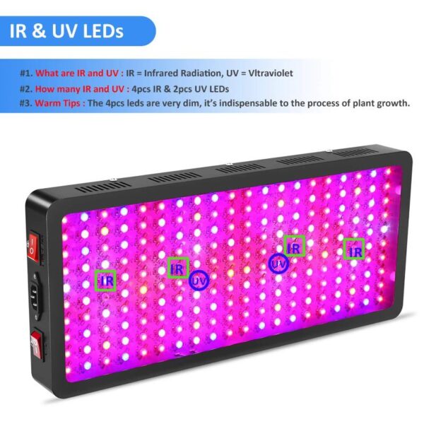 Full Spectrum Grow Light for Plants - Daisy Chain | Veg & Bloom Mode - Image 8