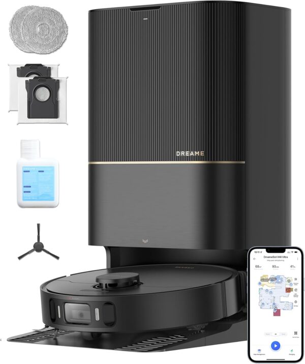 Dreame X40 Ultra Robot Vacuum & Mop - Self-Cleaning With Smart App & Voice Control
