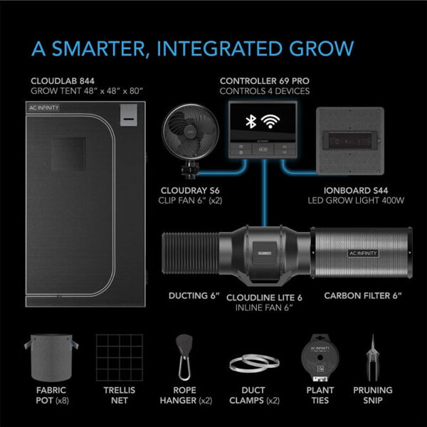 AC Infinity Advance Grow Tent Systems - Complete Plant Grow Kits With WiFi-Control - Image 12