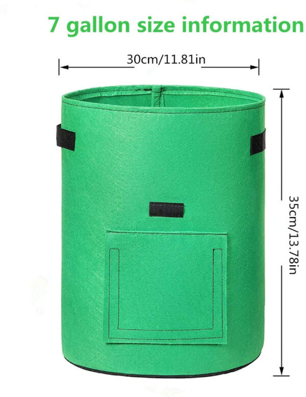 Vegetable Grow Bags Green - Image 6