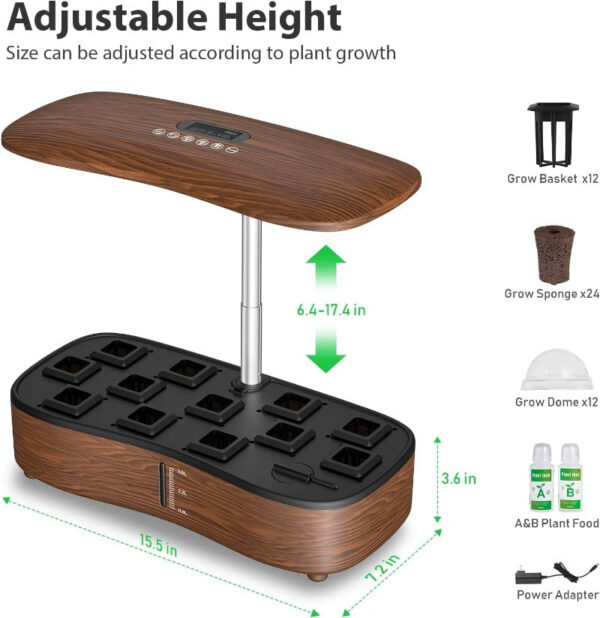 Hydroponics Growing System Kit | Indoor Garden with LED Grow Light - Image 10