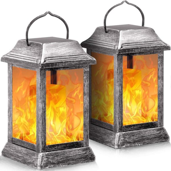 Solar LED Flickering Flame Lanterns - Image 18