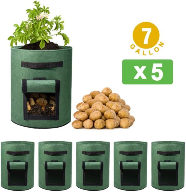 Potato Grow Bags Green - Image 5
