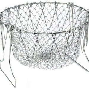 Foldable Steam Fry Cooking Basket