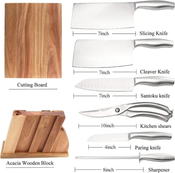 Premium Japanese Kitchen Knife Set - Image 7