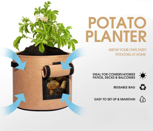 Fabric Potato Grow Bags - Image 3