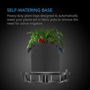 Alternative view of AC Infinity Self-Watering Fabric Pot Base 4-Pack