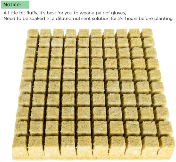 Hydroponics Rockwool Plant Starter Cubes - Image 5