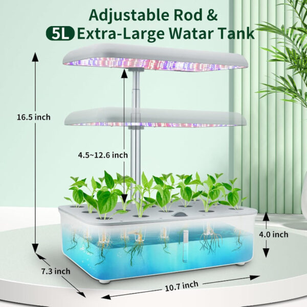 Hydroponic Growing System Kit | 14-Pod Indoor Herb Garden with WiFi Control - Image 6