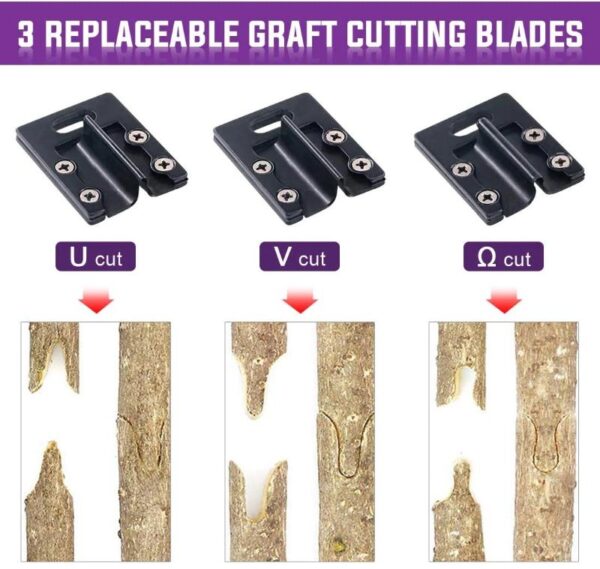 Grafting Tools Kit with Pruning Shears - Professional Plant Branch Cutting Tool Set - Image 3