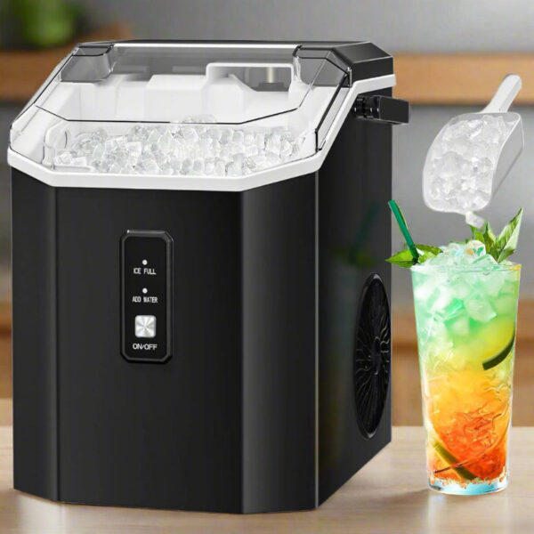 Nugget Ice Maker Countertop with Self-Cleaning, 35lbs/24H, Portable Sonic Ice Machine - Image 8