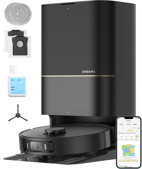 Dreame X30 Ultra Robot Vacuum & Mop - 8,300Pa Suction, 260Min - Image 8