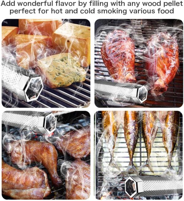 Pellet Smoker Tube For BBQ Grills - Image 4