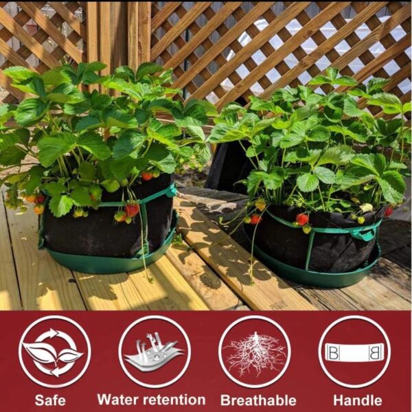 Square Heavy Duty Fabric Pots - Image 8