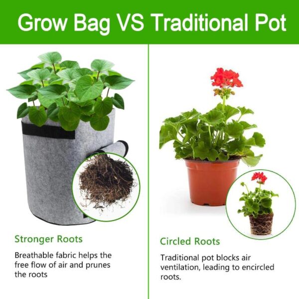 Fabric Garden Grow Bags - Image 3