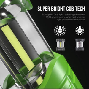 Alternative view of Waterproof LED Camping Lantern – Battery Operated Collapsible Emergency Lamp