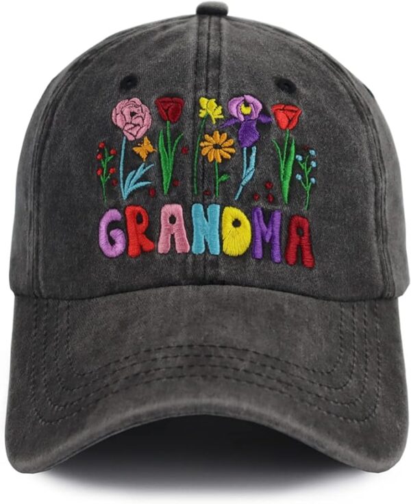 Embroidered Washed Cotton Baseball Caps - Image 18
