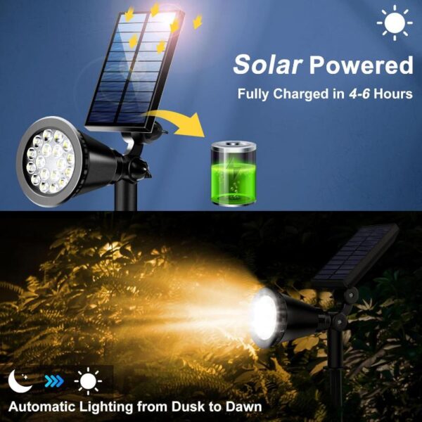 Solar Spot Lights - Waterproof LED Lights - Image 4