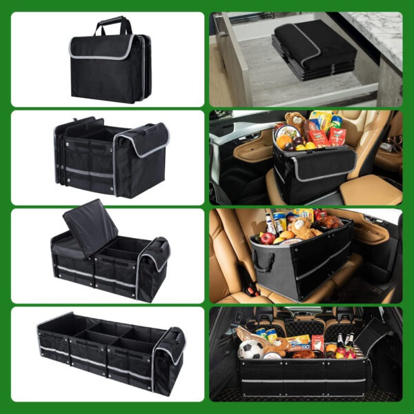 Large Trunk Organizer for Car & SUV - Durable and Foldable Storage - Image 14