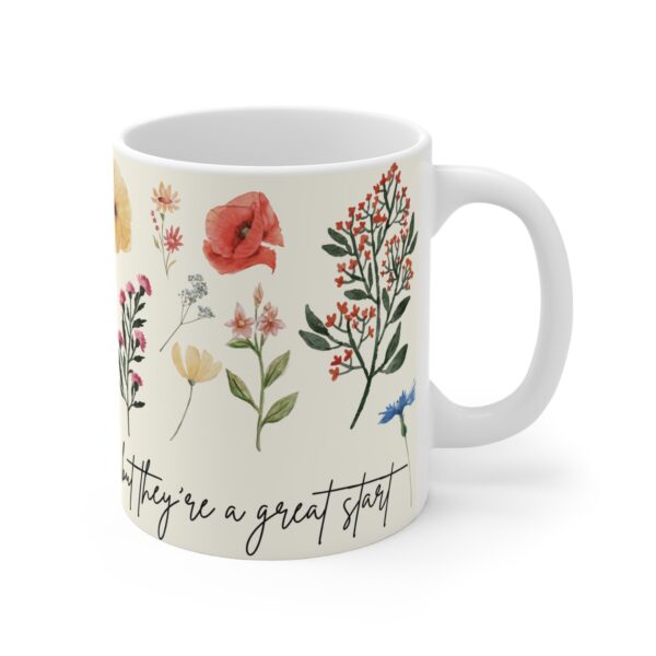 Plant Lover Design Mug 11oz | White Ceramic | 'Plants & Problems' Inscription | Lead & BPA-Free | Perfect for Coffee & Tea - Image 5