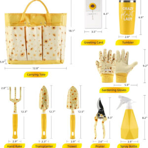 Alternative view of Gardening Gifts for Women – Heavy Duty Garden Tool Set with Floral Tool Bag & Tumbler