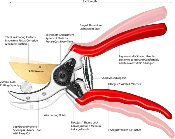 Titanium Pruning Shears - Image 4