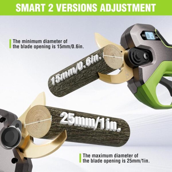Electric Pruning Shears - Battery Powered Cordless Tree Pruner - Image 4