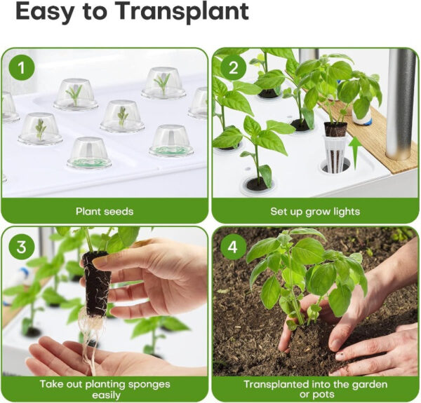 Indoor Hydroponics Growing System - High Yield Vertical Gardening Kit - Image 4