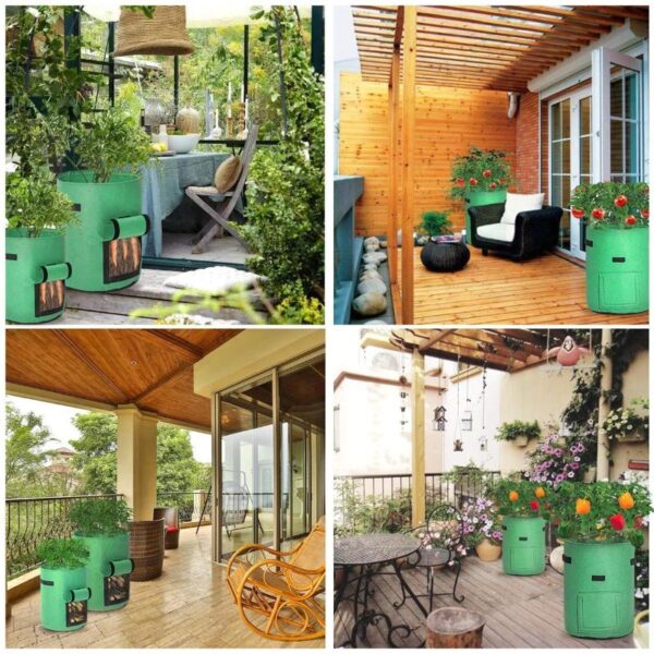 Vegetable Grow Bags Green - Image 10