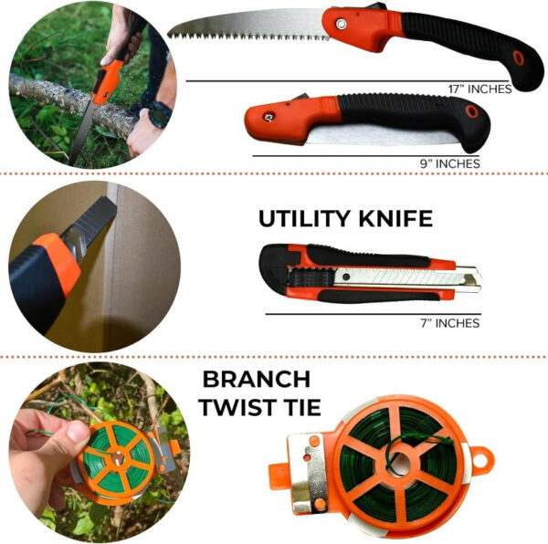 Gardening Tool Set With Hard Case - Image 4