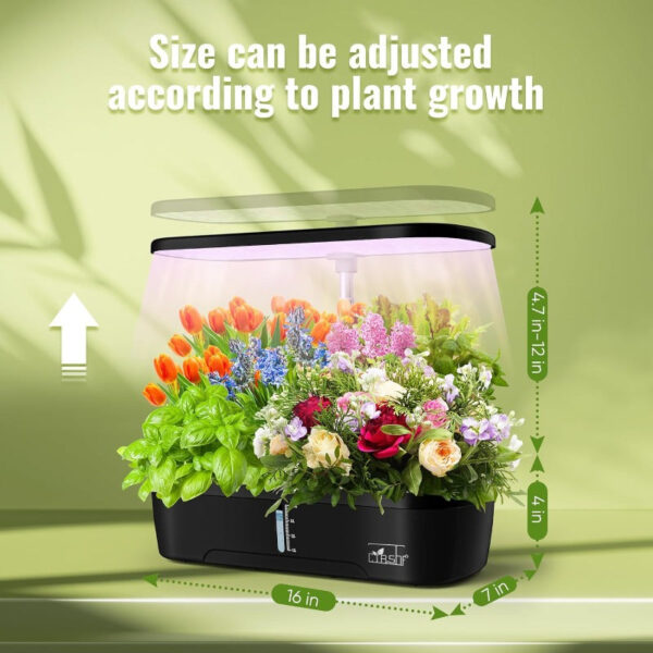 Hydroponics Growing System Kit | Indoor Garden with LED Grow Light - Image 5