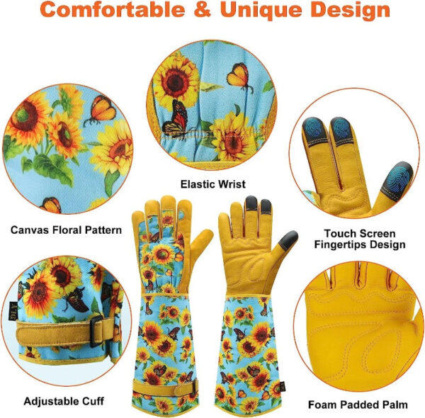 Thorn-Proof Gardening Gloves for Women – Long, Breathable & Durable - Image 5