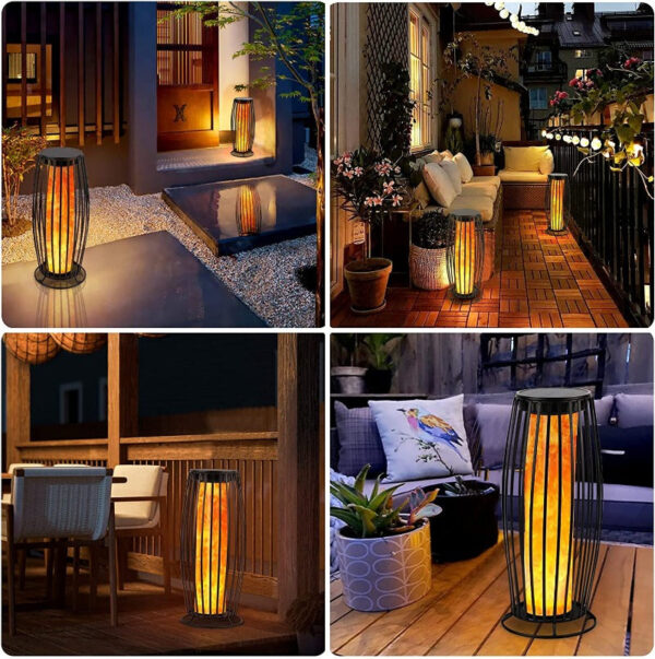 Solar LED Flickering Flame Lanterns - Image 13