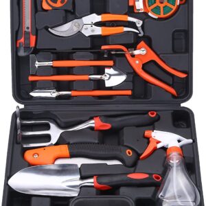 Gardening Tool Set With Hard Case