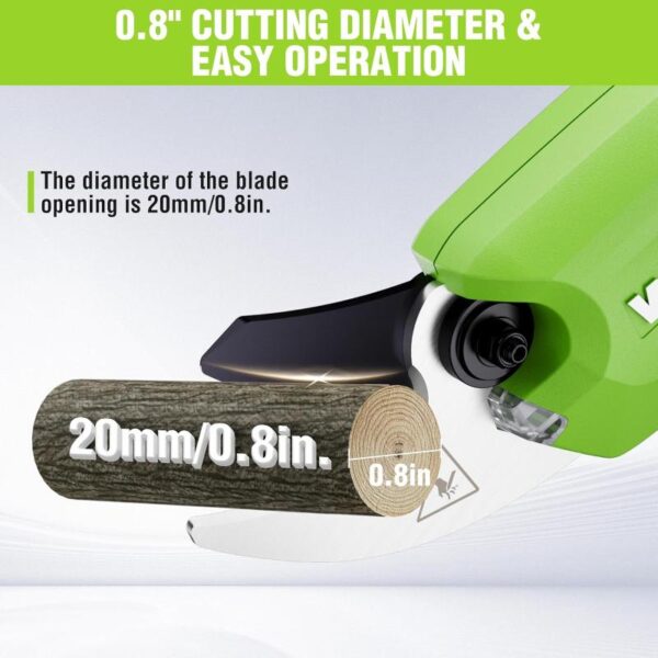 Electric Pruning Shears - Battery Powered Cordless Tree Pruner - Image 10