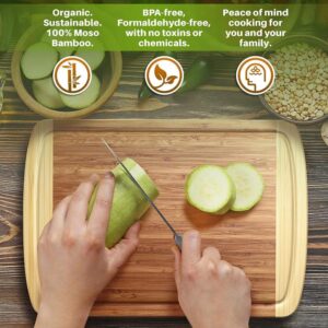 Alternative view of Organic Bamboo Cutting Board